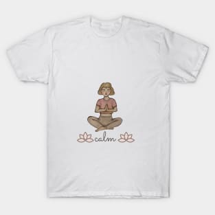 meditating girl T-Shirt